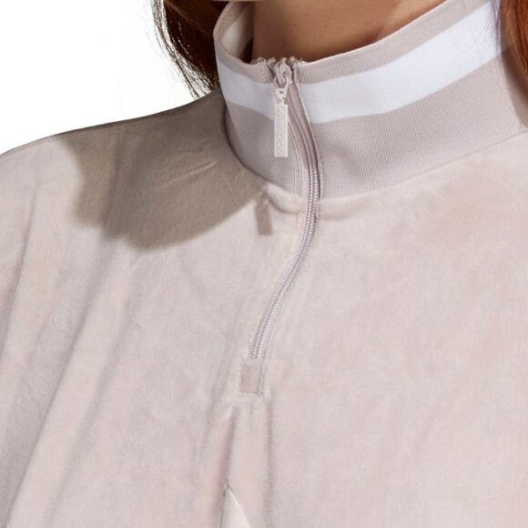 ADIDAS Original BNWOT Ice Purple Velvour Xsmall Pullover Quarter Zip - Picture 3 of 10